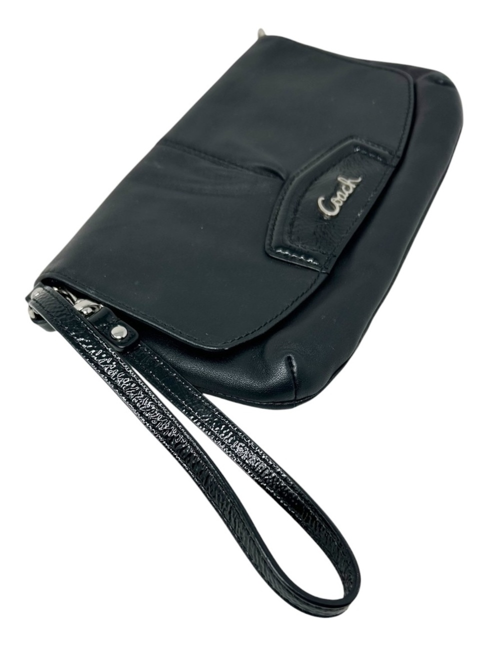 Coach Ashley Pleated Leather Mini Bag/Wristlet - Picture 4 of 11